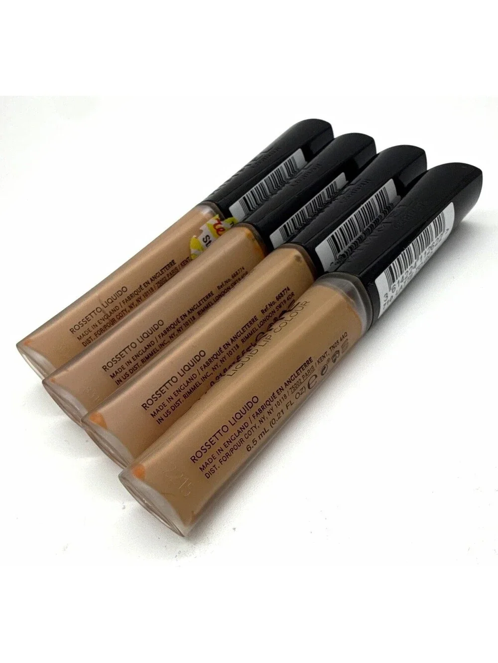 Wholesale Lot of 4 Rimmel Lipstick Liquid Shade 710 Latte to Go 0.21 fl oz